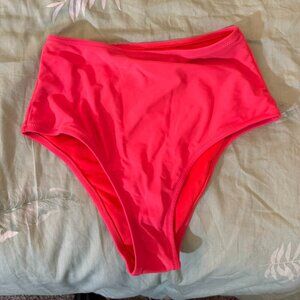 Aerie swim bottom - hot pink, women's XS